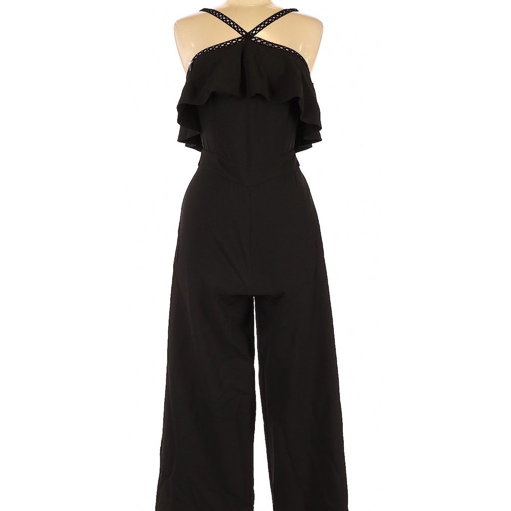 ZARA Basics Halter Crop Jumpsuit